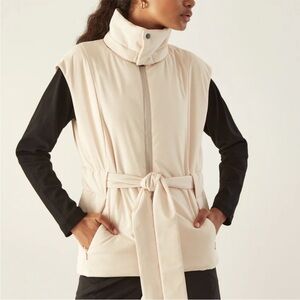 ADAY City Summits Vest cream color
